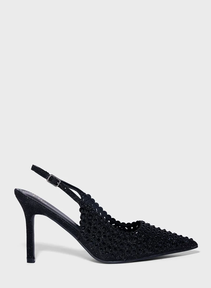 ايلا ليمتد اديشن Jewelled Pointed Pumps