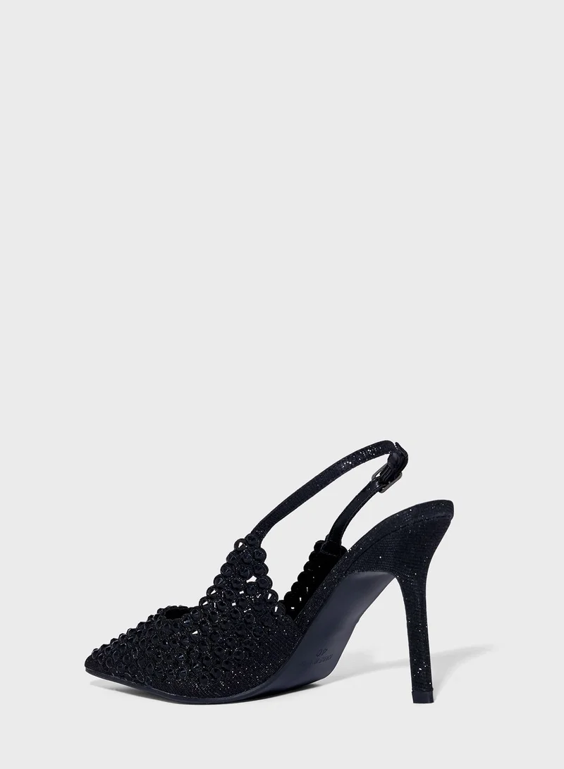 ايلا ليمتد اديشن Jewelled Pointed Pumps