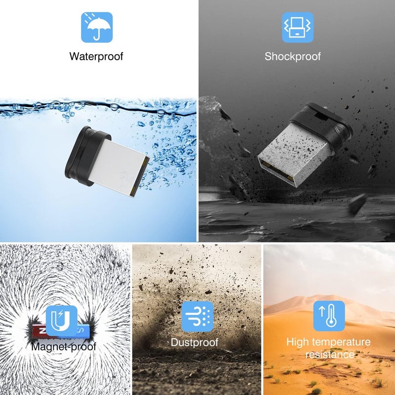 محركات أقراص فلاش USB 128 جيجابايت عصا USB 3.0، محرك إبهام، محرك أقراص صغير USB، عصا ذاكرة، تخزين USB، محرك قفز، توصيل وتشغيل - Image 5