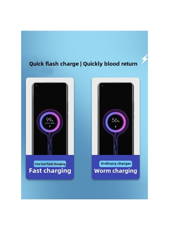 Suitable For Redmi Redmi Note11 Charger Head Type-c Data Cable 33W Watt Note11 Fast Charging-Color:33w Fast Charging Cable 1.6m Pieces Suitable For Redmi Note11