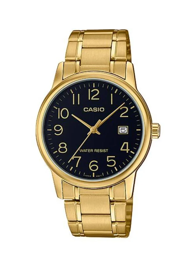 كاسيو Men's Stainless Steel Analog Watch MTP-V002G-1BUDF - 37.1 mm