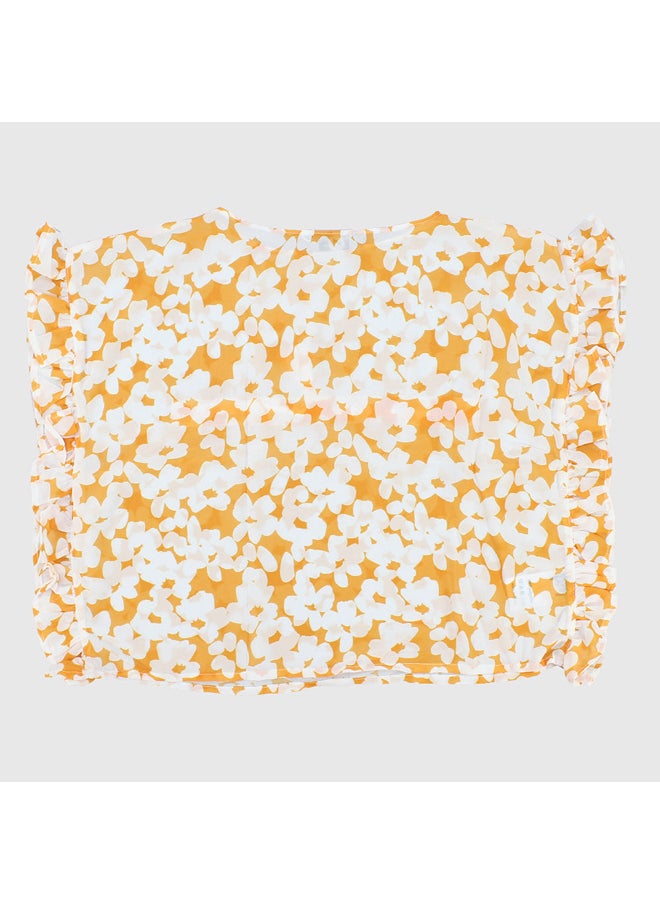 playmore Yellow Flowery Cache Maillot  - Image 2