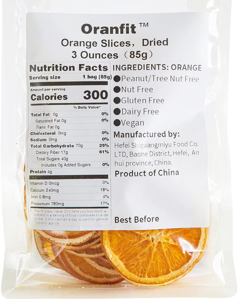 Oranfit Dried Orange Slices - 3oz (85g) Pack with 29 to 37 Slices - Image 3