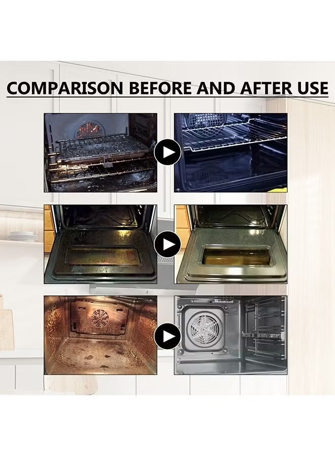 Jakehoe الفرن والشواء نظافة الرذاذ، تنظيف وتجريف الشواء الطبخ الشبكات والرف، الزجاج، السيراميك الطبخ، الكريات والمدخنين الكهربائيين، جلد الدهون الثقيلة للدهون العنيدة، حرق على الغذاء والكربون تراكم، 100ML - Image 5
