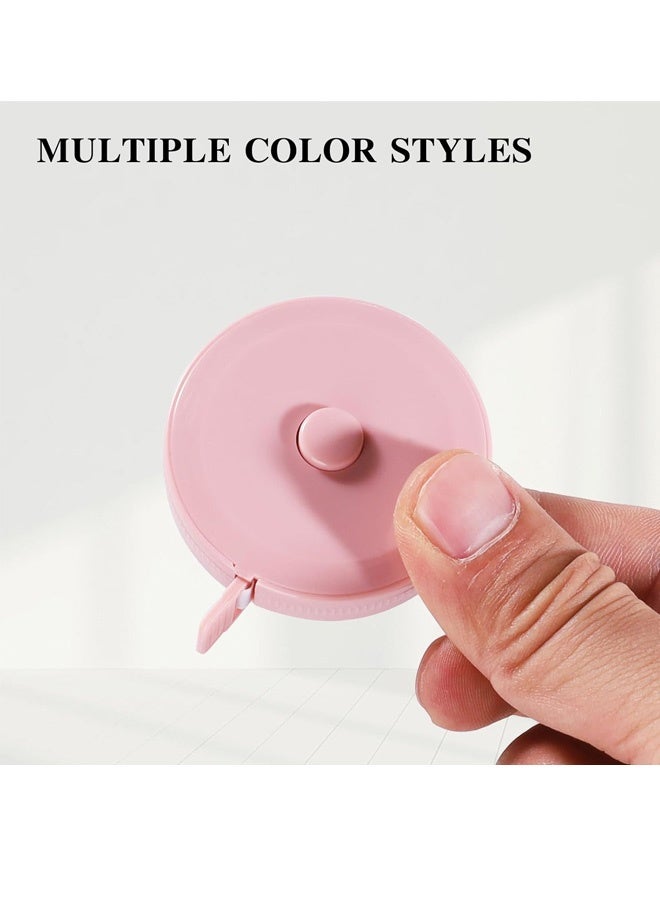 3  Pack Tape Measure, Tape Measure for Body Measurements, Fabric Sewing Tailor Cloth Knitting, Craft Weight Loss Retractable 60 Inch 1.5 Meter, Premium Sewing Tape Dual Scale - Image 3
