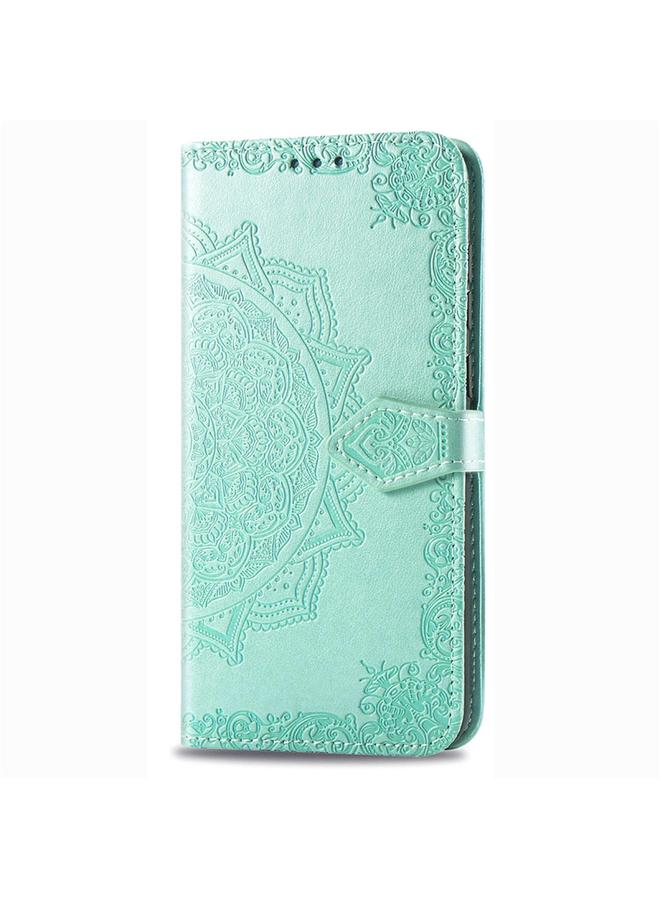 S-TOP Case For Nokia 5.3 Mandala Flower Embossed Horizontal Flip Leather Case with Bracket / Card Slot / Wallet / Lanyard - Image 3