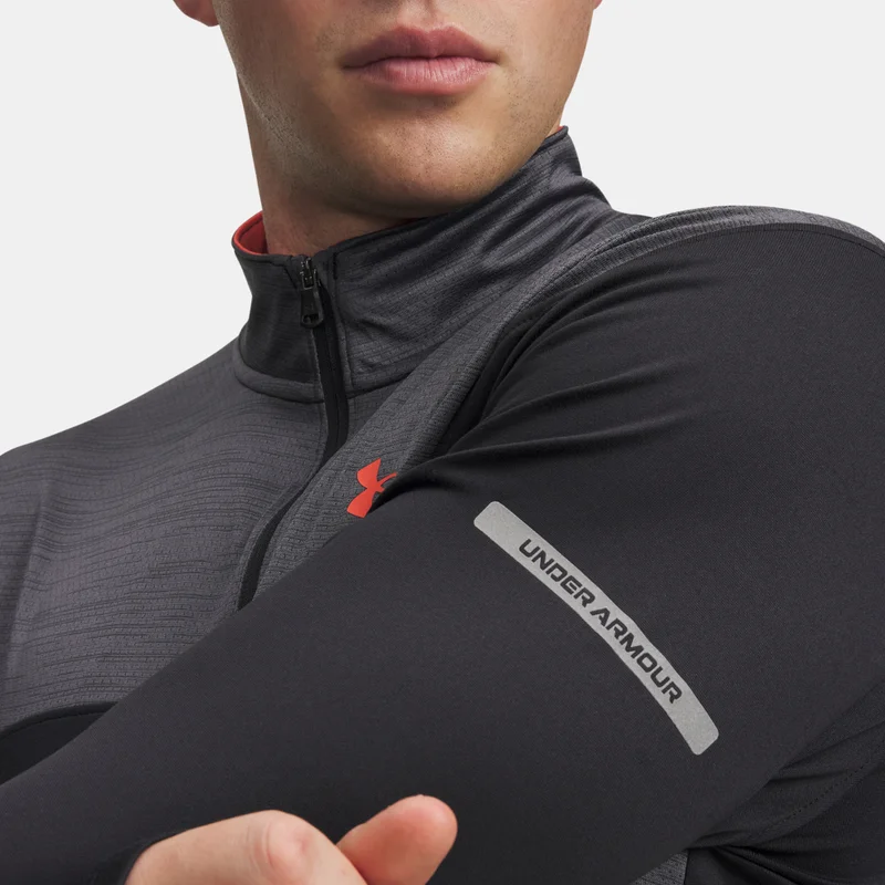 Under Armour Black Men's UA Tech Utility 1/4-Zip Training Top for Men | Best Price UAE