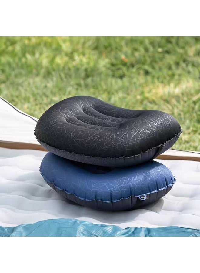 HOMESTAR Inflatable Camping Pillow with a storage bag, Ultralight, Ergonomic Neck & Lumbar Support for Camping, Hiking, Travel, Backpacking, Compact, Compressible & Portable Design, Black - Image 5