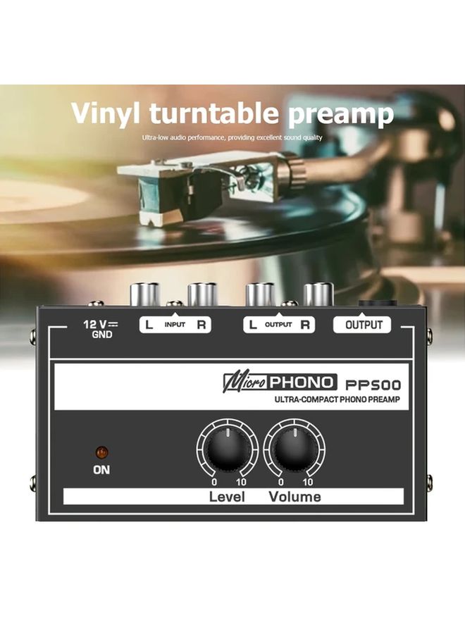 Upgrade New Hi-Fi Phonograph Preamp for MM Turntable Stereo RCA USB Powered Compact Design - Image 4