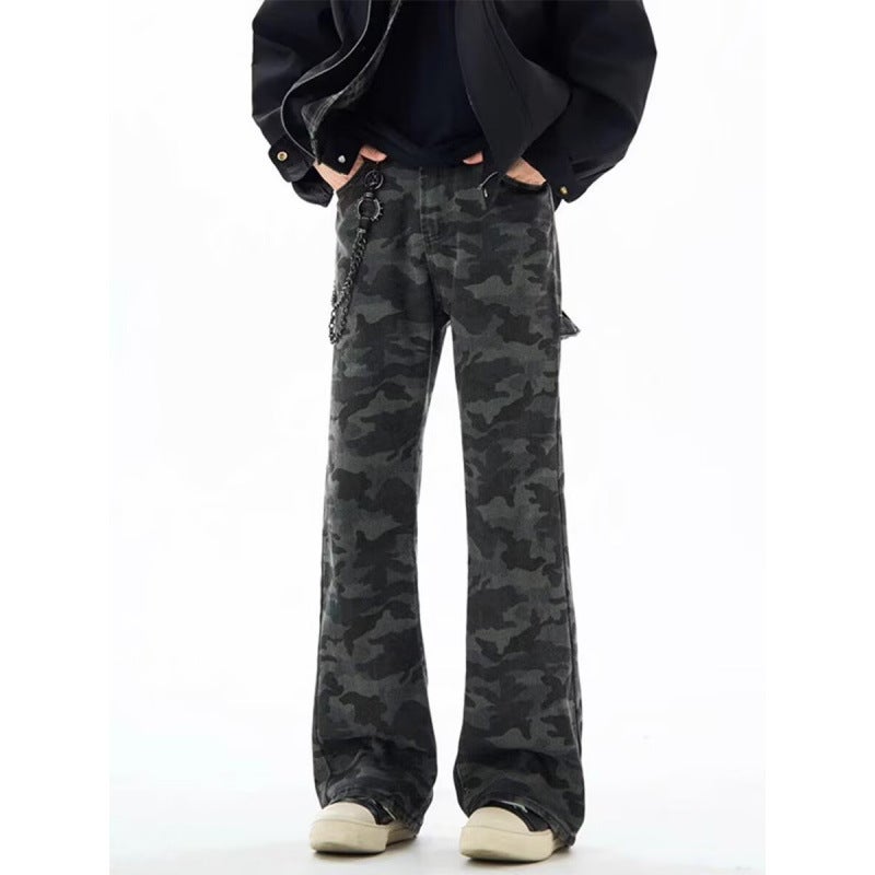 Unisex Classic Denim Jeans Loose Fit Daily Outdoor Wear - Image 1