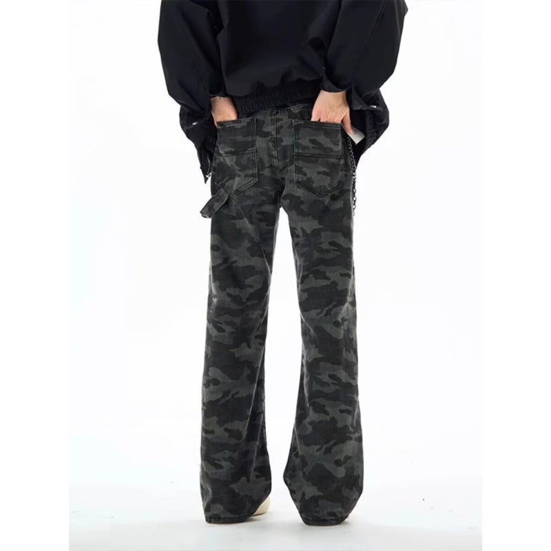 Unisex Classic Denim Jeans Loose Fit Daily Outdoor Wear - Image 2