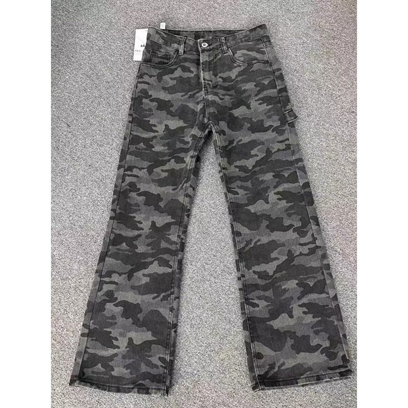 Unisex Classic Denim Jeans Loose Fit Daily Outdoor Wear - Image 4