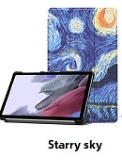 Generic Applicable To Samsung Tab A8 SM-X200 X205 Tablet Protective Case A7 Tri-fold S9FE/S6lite Casco-Color:Starry Sky-Applicable Model:S9FE/S9-11cun  - Image 1