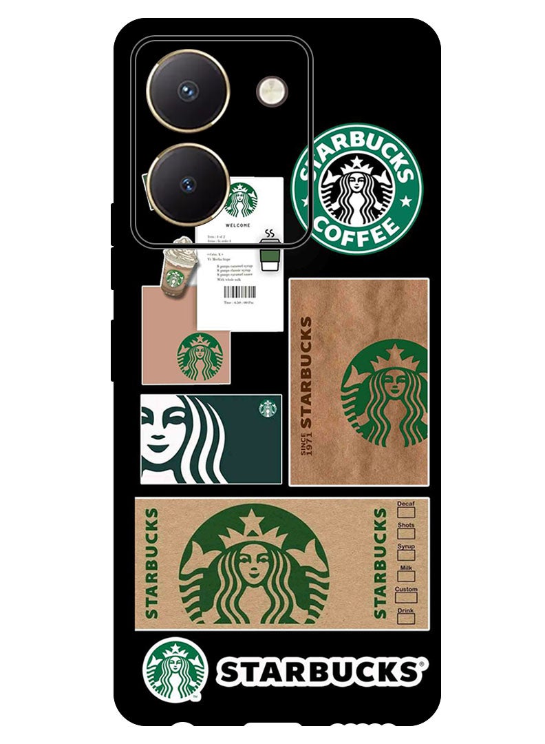 Theodor Protective Case Anti Scratch Shock Proof Bumper Cover For Vivo Y77t StarBucks 5 - Image 1