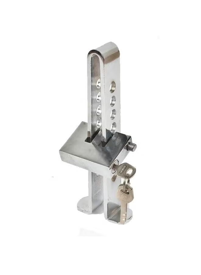 Bukela 8 Holes Anti-Theft Car Clutch Pedal Lock and Key, Padlock Anti-Theft Car Brake Clutch Lock Stainless Steel Safety Tool Heavy Duty Auto Car Brake Lock with 3 Keys - Image 1