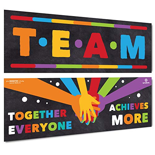 Sproutbrite Classroom Decorations - Banner and Poster for Teachers - Bulletin Board and Wall Decor for Pre School, Elementary and Middle School (Multicolor2) - Image 1
