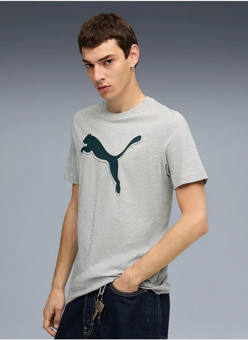 بوما Men's Graphic Cat Logo Tee