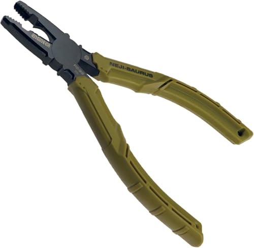 Engineer PZ33 Screw Extraction Pliers with Builtin Wire Stripper Black Oxide Coating Carbon Steel Jaws - Image 1
