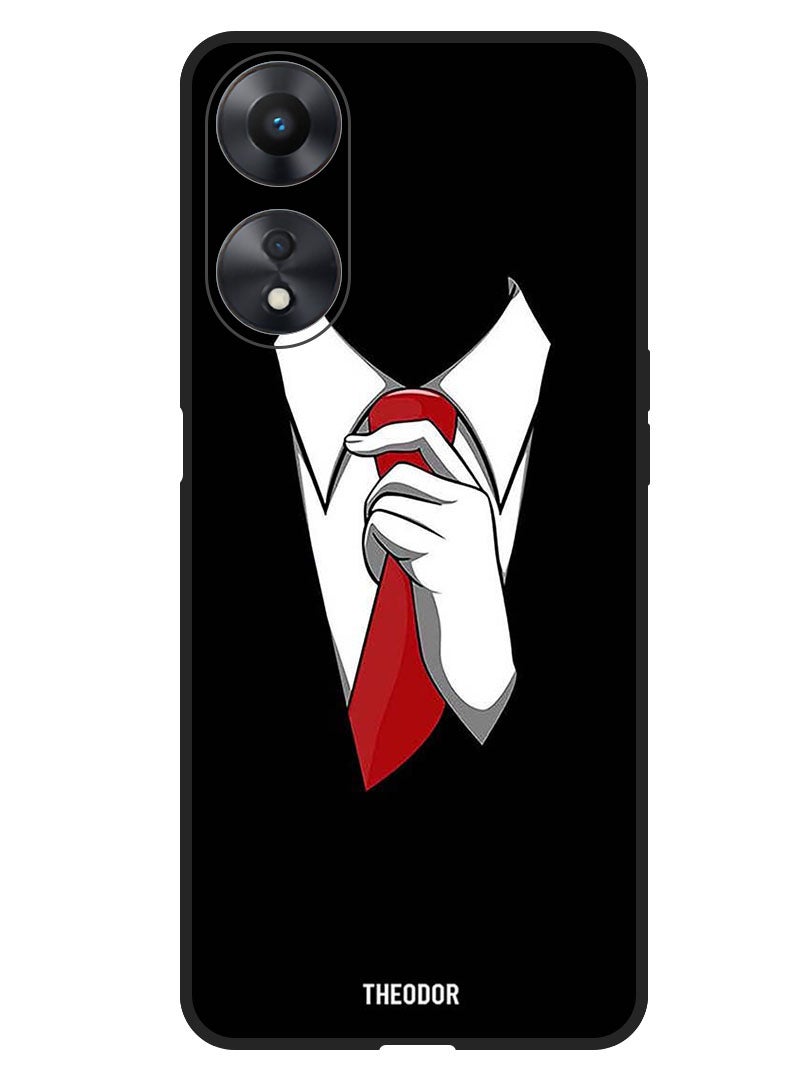 Theodor Protective Case Anti Scratch Shock Proof Bumper Cover For Oppo A1 5G Men Suit - Image 1