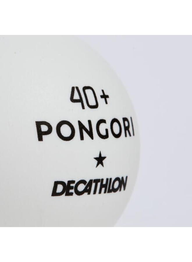 PONGORI Table Tennis Balls TTB 100 1* 40+ 72-Pack - White  - Image 3