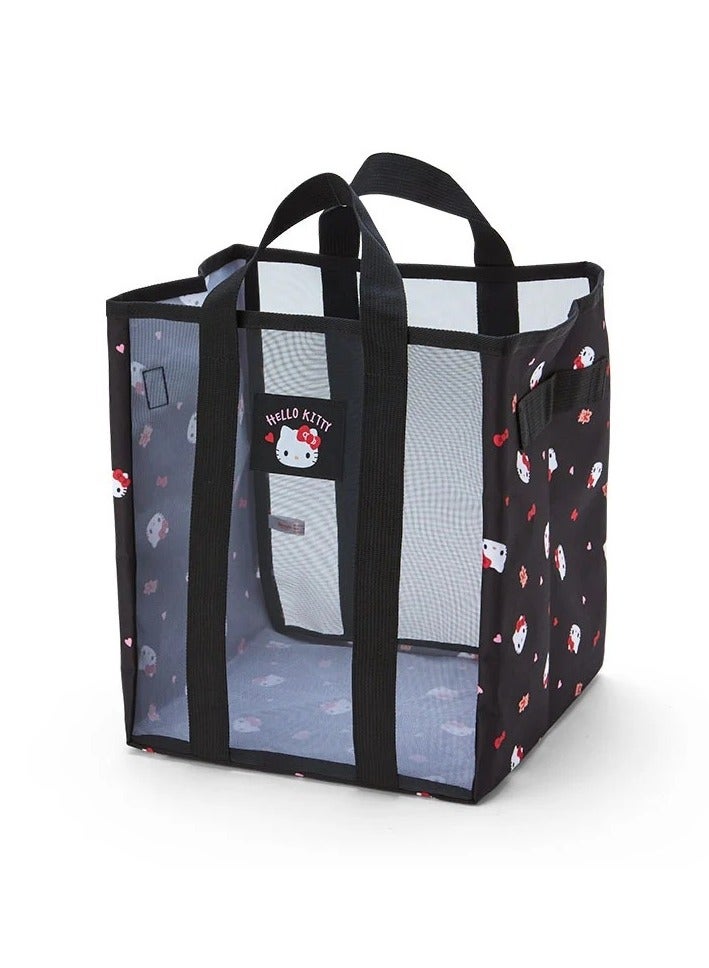 عام كيس تخزين بشبكة شفافة بسعة كبيرة، كيس جيلي عادي قابل للطي، كيس محمول للشاطئ.