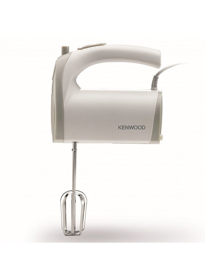 KENWOOD Stand Mixer Hand Mixer (Electric Whisk) With Rotary Bowl,5 Speeds+Turbo Button,Twin Stainless Steel Kneader And Beater For Mixing,Whipping,Whisking,Kneading 2.4 L 300 W HMP22.000WH White - Image 3