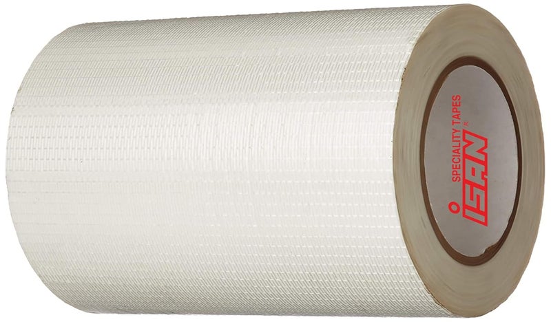 ISAN ® Filament Tape 192mm (8" Approx) Width X 25m Length, Cross Fiber, Fiber Glass reinforced Strapping Tape (6 Pcs.) - Image 1