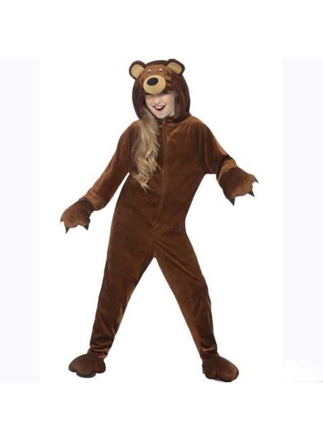 Childs All In One Bear Fancy Dress Animal