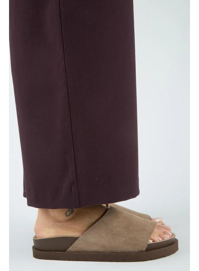Manijero  Lizette Women's Genuine Leather Single-Band Beige Slipper for Women | Best Price UAE