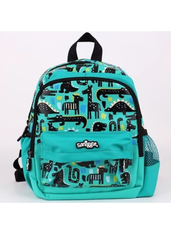 Smiggle Fashionable Children's Backpack - Adorable Animal Print Dual-Shoulder Travel Bag from Australia