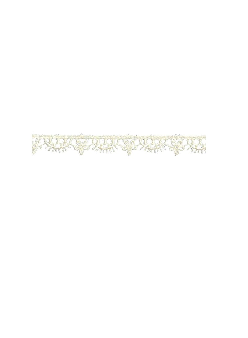 Daisy Scallop Edge Trim 1/2 inch Oyster - Image 1