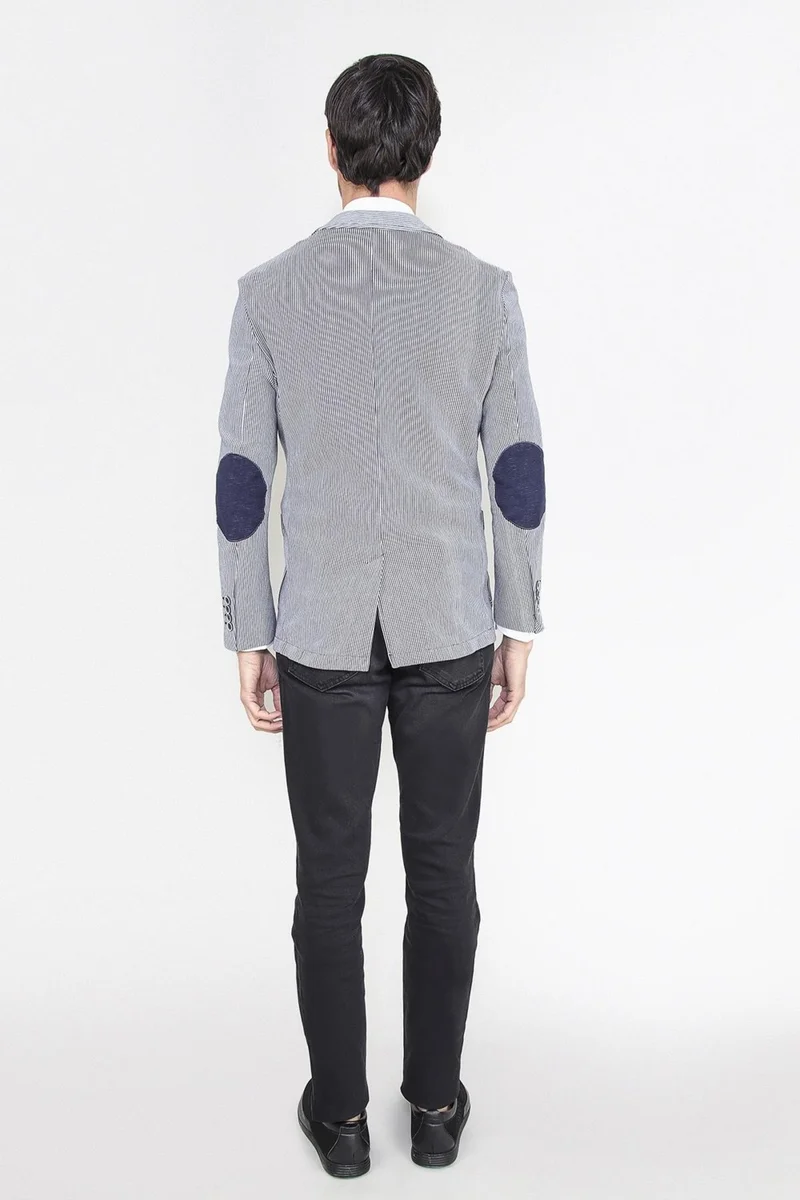 Alexander Gardi Alexandergardı Striped Slim Fit Jacket, New Season (E20-146503)