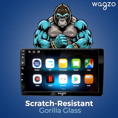 Wagzo Car Android System Touch Screen 9 Inch Car Play Android Auto Wireless|TS9Pro Player|4GB/64GB|4th Gen|4Core|IPS Display|GPS&Bluetooth|WiFi&FM|Steering Control| LED Camera Included - Image 4