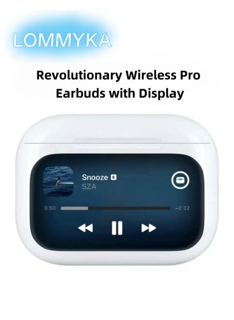 Inspired by the Pros – Wireless Touchscreen Earbuds with True ANC, Stunning Sound & Seamless Apple/Android Compatibility