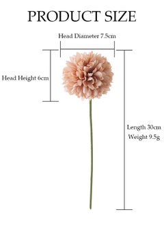 DUNISO 10 PCS Artificial Flowers Table Centerpieces Decor Fake Silk Flowers Bouquets Arrangement for Home Room Office Party Table Flowers Decoration Wedding Table Centerpieces  - Image 4