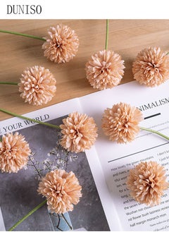 DUNISO 10 PCS Artificial Flowers Table Centerpieces Decor Fake Silk Flowers Bouquets Arrangement for Home Room Office Party Table Flowers Decoration Wedding Table Centerpieces  - Image 2
