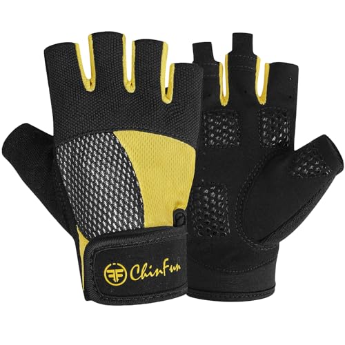ChinFun Kayaking Gloves 3/4 Finger - Provide Cushioning and Protection, with Resistant Palm and Grip, Easy to Take on and Off, Perfect for Diving, Sailing, Kayaking - Women, Men, Youth - Image 1