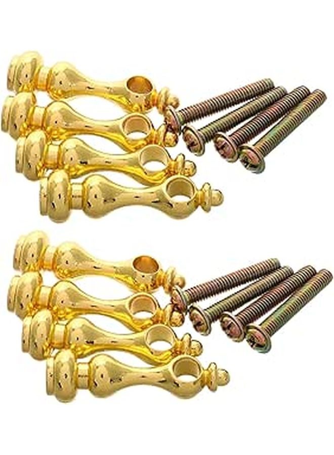 16Pcs Gourd Head Baluster Spindles for Metal Post Caps Glass Railing Furniture - Image 1