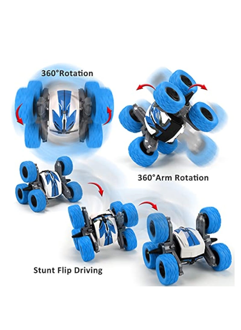 YelaJoy Waterproof RC Stunt Cars Remote Control Car Double Sided Driving 360 Degree Flips Rotating car Toy Gifts Presents for Boys and Girls Ages  - Image 2