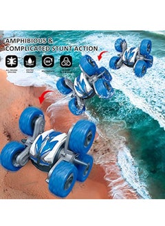 YelaJoy Waterproof RC Stunt Cars Remote Control Car Double Sided Driving 360 Degree Flips Rotating car Toy Gifts Presents for Boys and Girls Ages  - Image 3