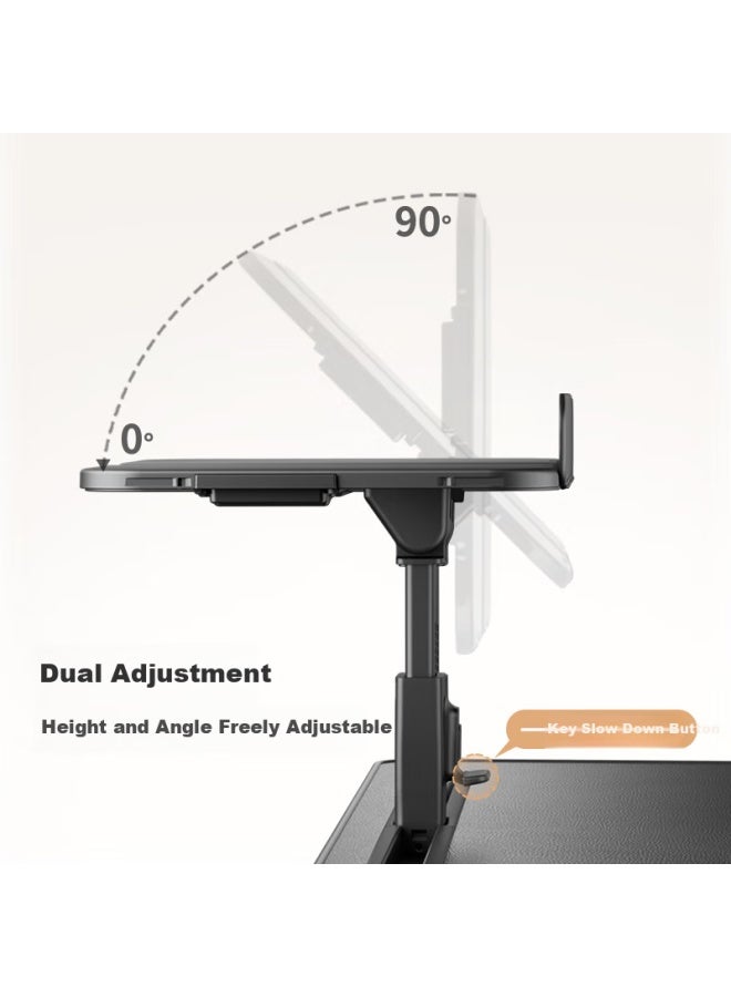 Xgear Bed Laptop Desk, Study Desk With Widened Reading Stand, Foldable And Height-adjustable, Children's Desk, Dormitory Study Small Table - Image 2
