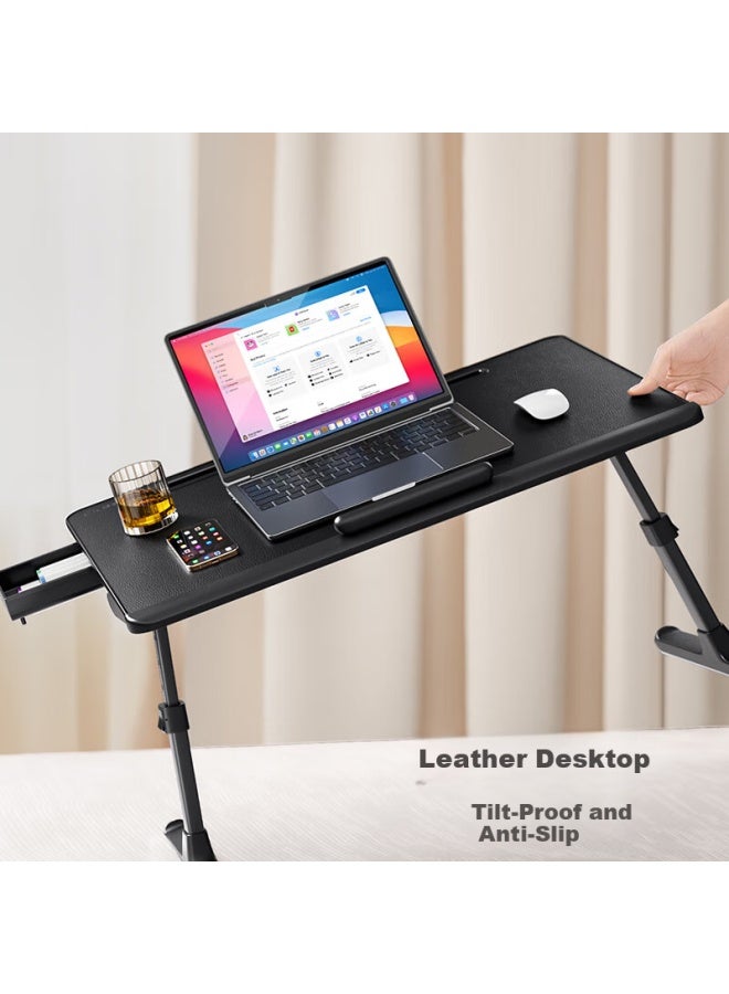 Xgear Bed Laptop Desk, Study Desk With Widened Reading Stand, Foldable And Height-adjustable, Children's Desk, Dormitory Study Small Table - Image 5