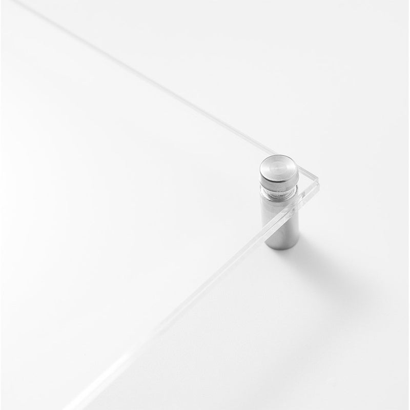 Meetu 11x14 Acrylic Picture Frames -Inner 10x12 Wall Mount Photo Frame Frameless Clear Floating Frame for Document Certificate Artwork(4 Pack) - Image 4