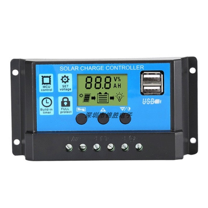 Supply Solar Controller 10A20A30A60A Street Light Intelligent System Charging Controller - Image 5