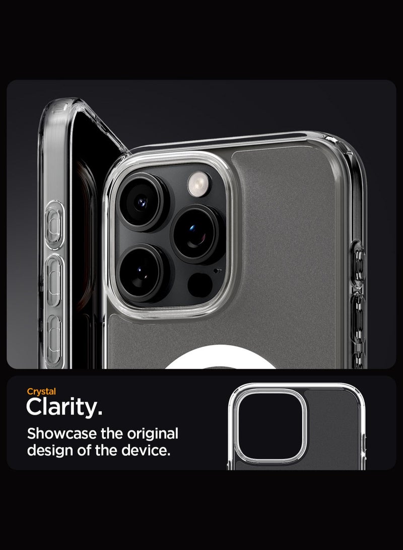 Spigen Ultra Hybrid MagFit for iPhone 16 Pro Case Cover with MagSafe (2024) Frost Clear - Image 4