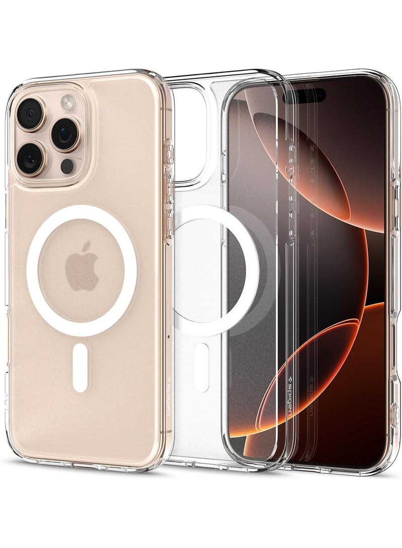 Spigen Ultra Hybrid MagFit for iPhone 16 Pro Case Cover with MagSafe (2024) Frost Clear - Image 1