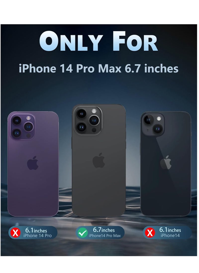 BORTONY iPhone 14 Pro Max Case Liquid Silicone Anti Scratch Anti Fingerprint Soft Silky Touch Shockproof Protective Cover for Apple iPhone 14 Pro Max  - Image 3