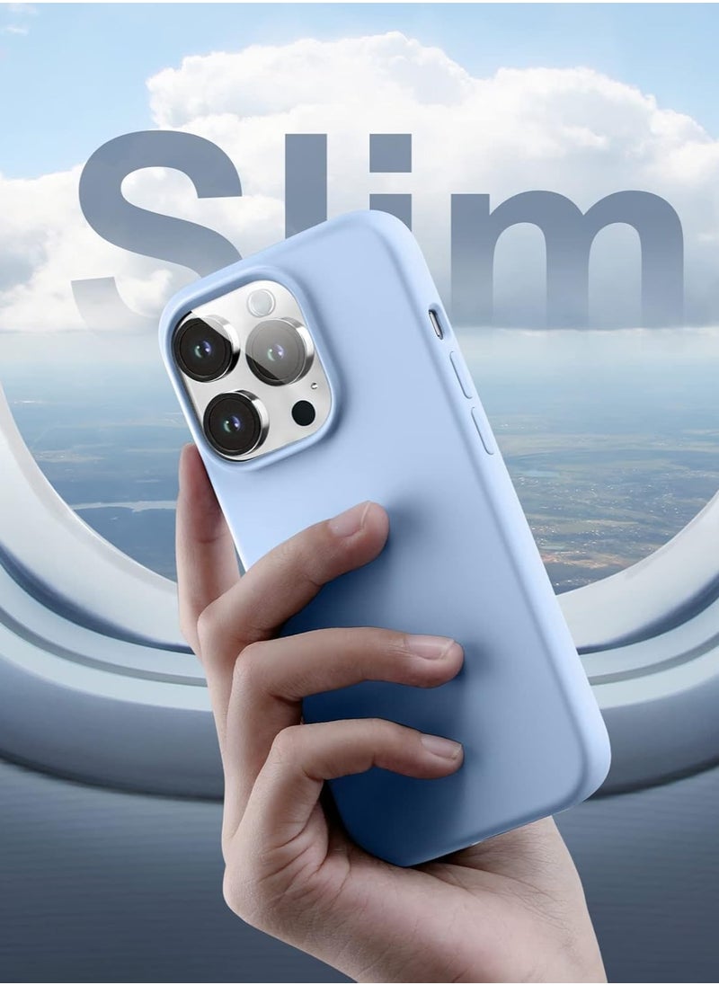 BORTONY iPhone 14 Pro Max Case Liquid Silicone Anti Scratch Anti Fingerprint Soft Silky Touch Shockproof Protective Cover for Apple iPhone 14 Pro Max  - Image 4