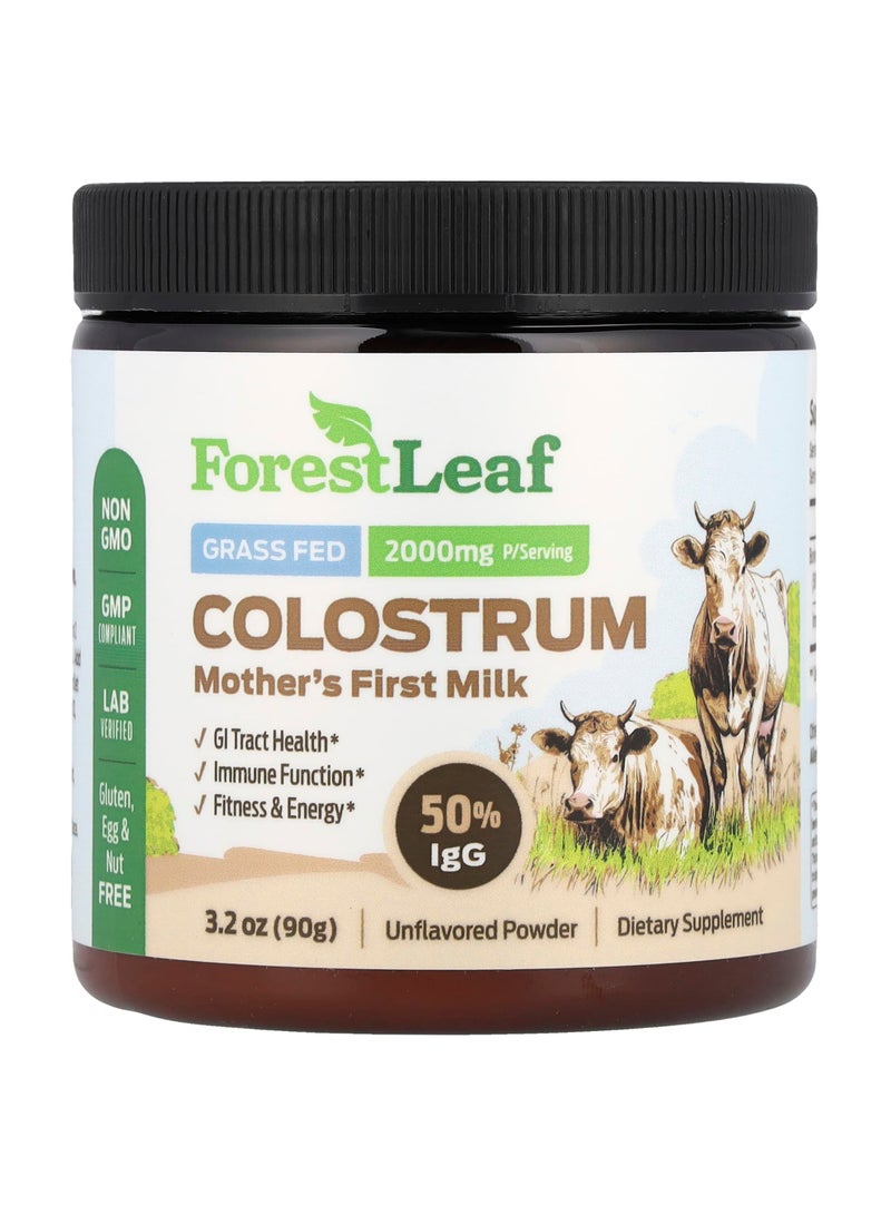 Colostrum Powder, Mother's First Milk, Unflavored, 3.2 oz (90 g)