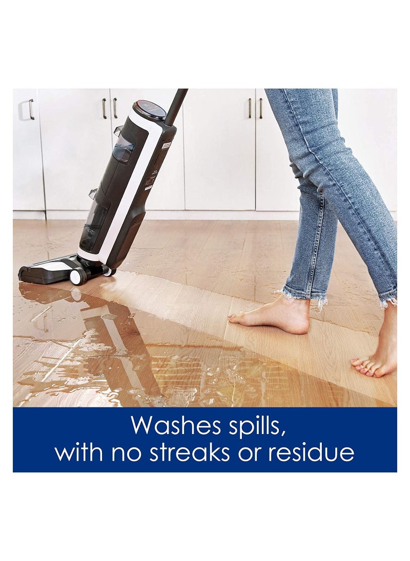COOLBABY Cordless hardwood floor cleaner, lightweight wet and dry cleaner for multi-surface cleaning, with intelligent control system